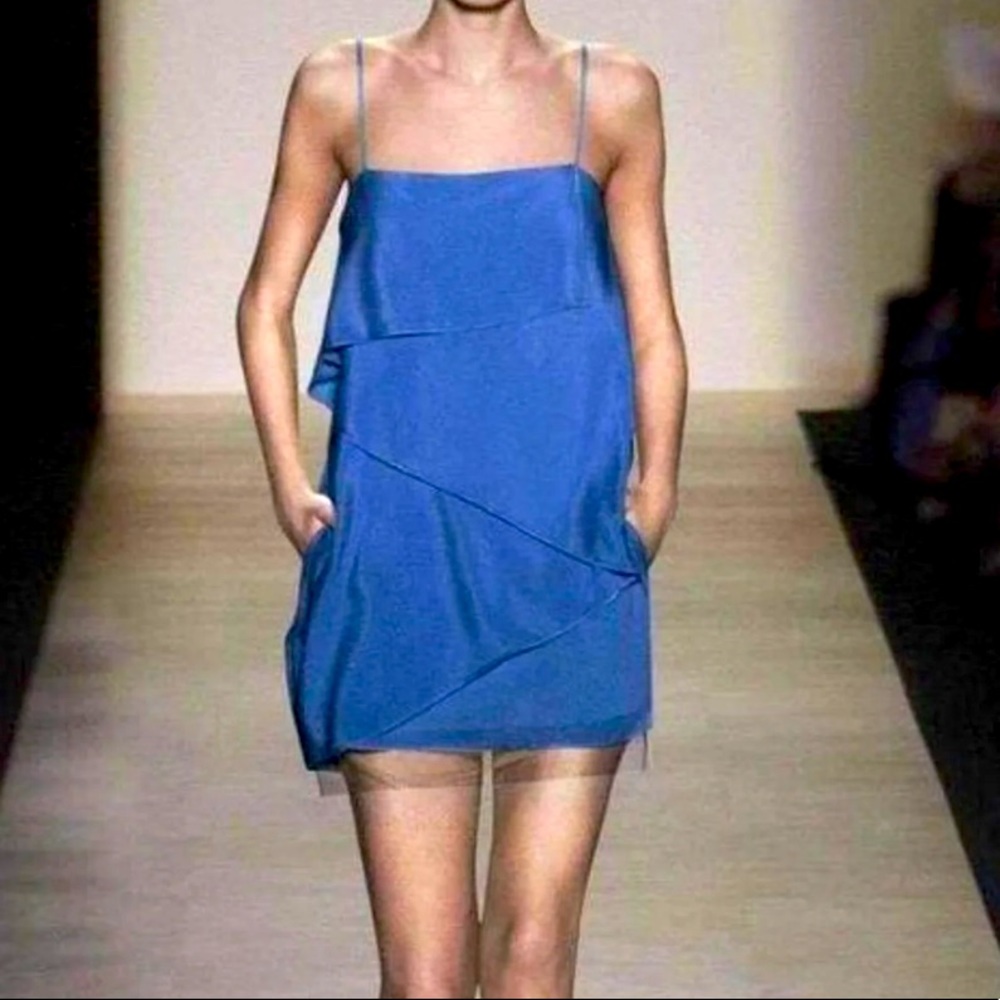 Bcbgmaxazria Andie Cascading Silk Runway